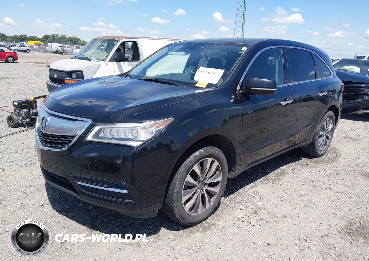 2015 Acura Mdx Technology Package VIN:5FRYD3H44FB010068 - 2