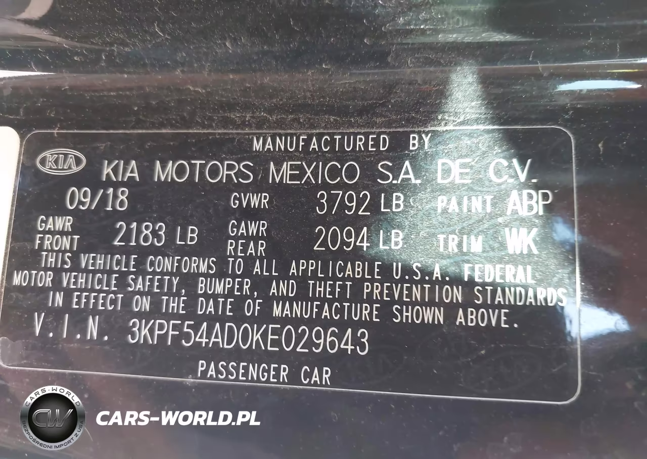 2019 Kia Forte Ex VIN:3KPF54AD0KE029643 - 9