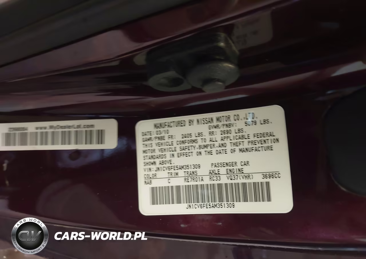 2010 Infiniti G37 VIN:JN1CV6FE5AM351309 - 9
