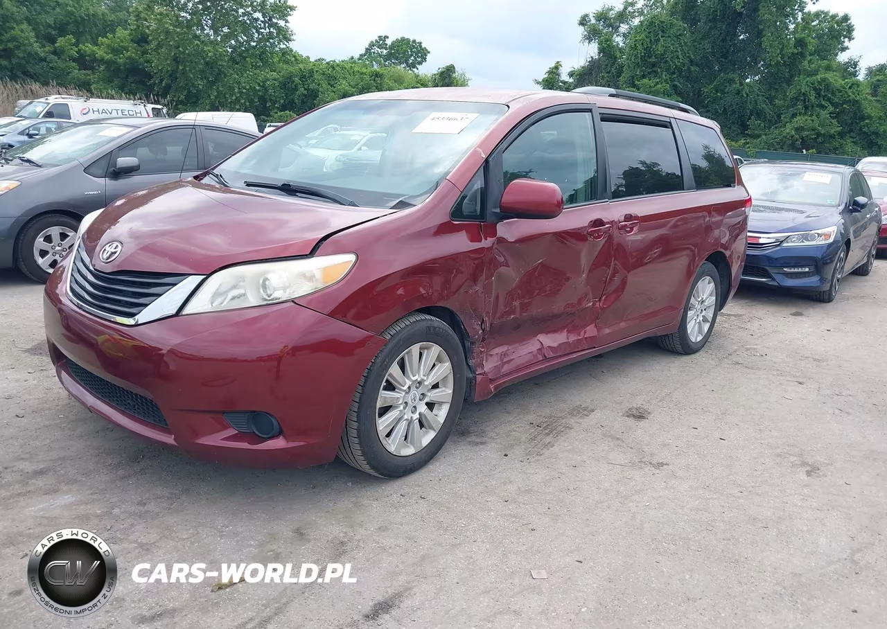 2012 Toyota Sienna Le 7 Passenger VIN:5TDJK3DCXCS041953 - 2