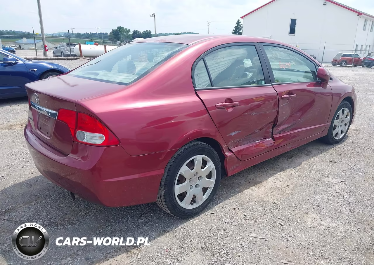 2009 Honda Civic Lx VIN:2HGFA16589H335890 - 4