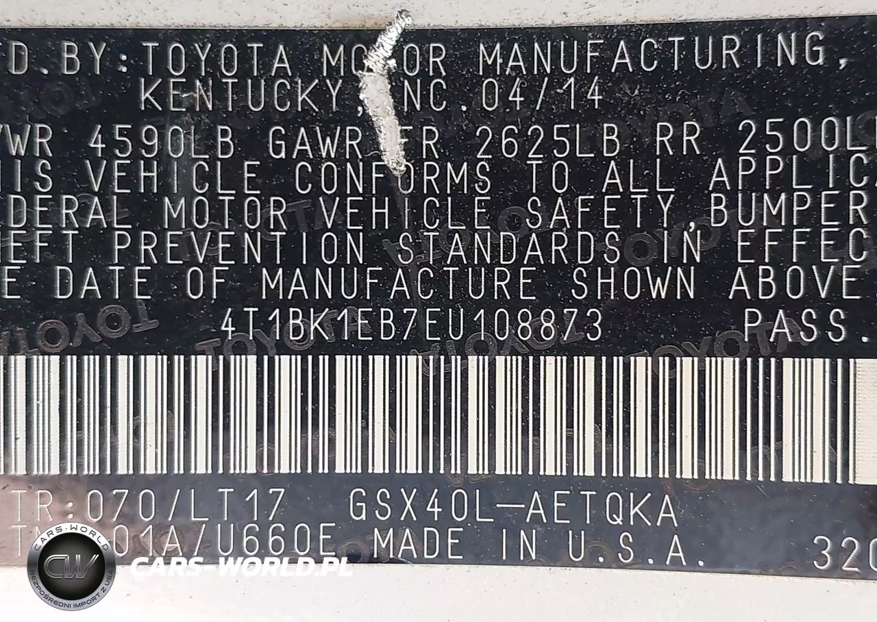 2014 Toyota Avalon Xle Touring VIN:4T1BK1EB7EU108873 - 9