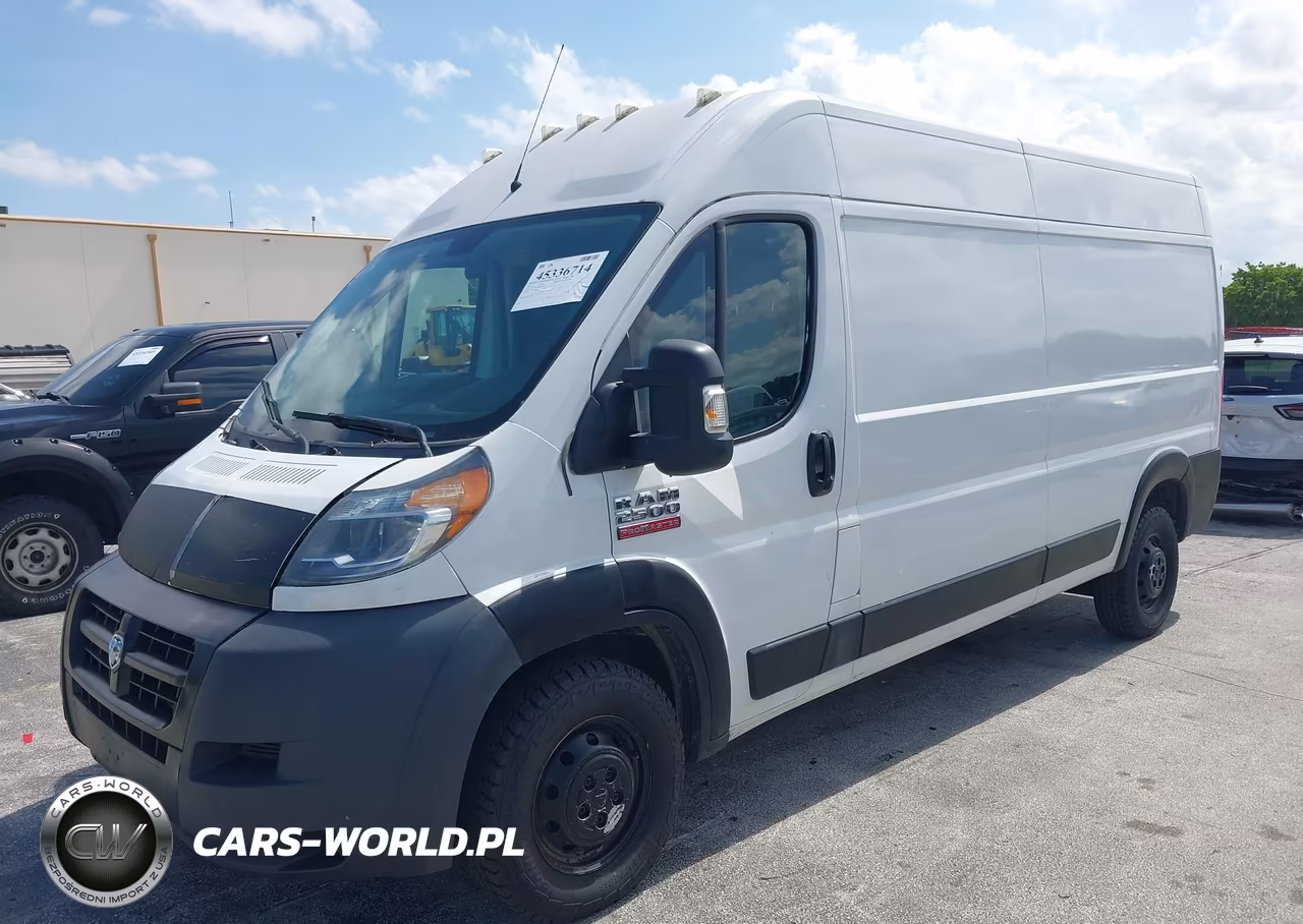 2017 Ram Promaster 2500 High Roof 159 Wb VIN:3C6TRVDG6HE526019 - 2