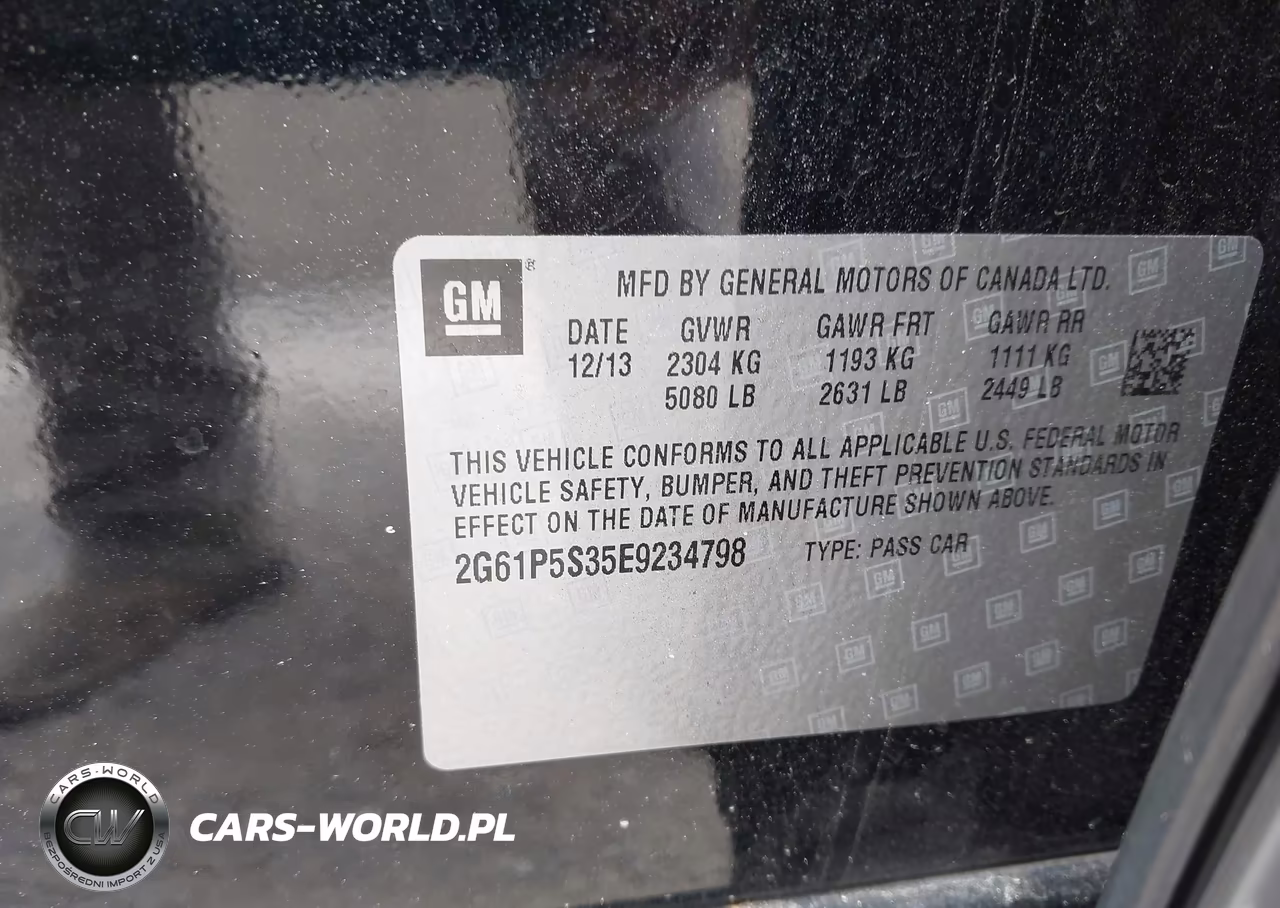 2014 Cadillac Xts Premium VIN:2G61P5S35E9234798 - 9