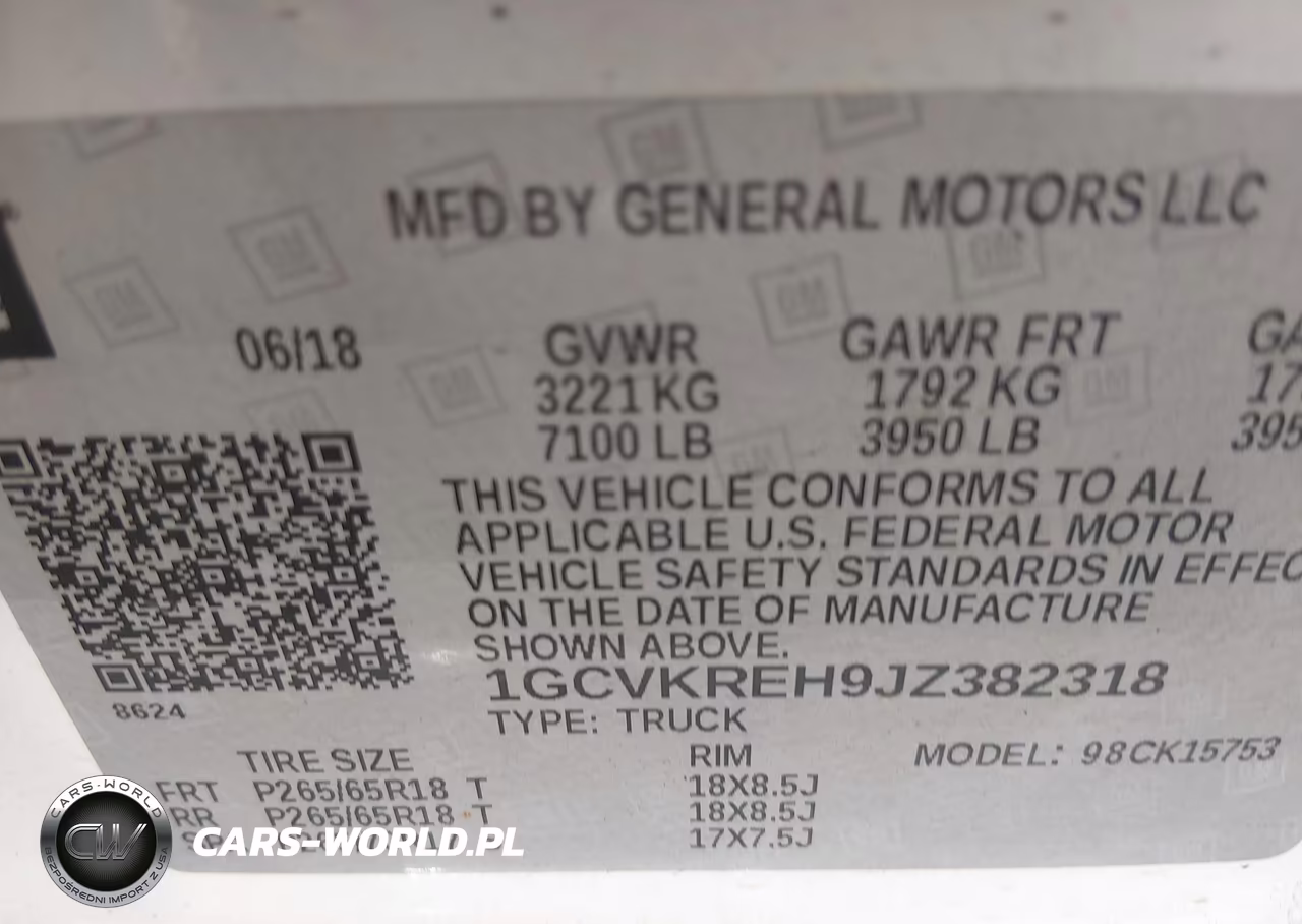 2018 Chevrolet Silverado 1500 Lt VIN:1GCVKREH9JZ382318 - 9