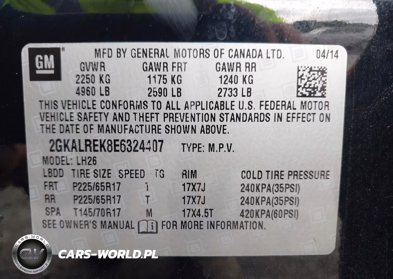 2014 GMC Terrain Sle-2 VIN:2GKALREK8E6324407 - 9