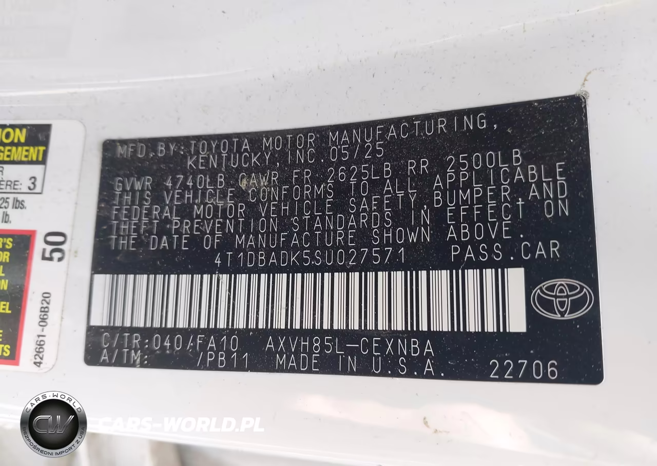 2025 Toyota Camry Le VIN:4T1DBADK5SU027571 - 9