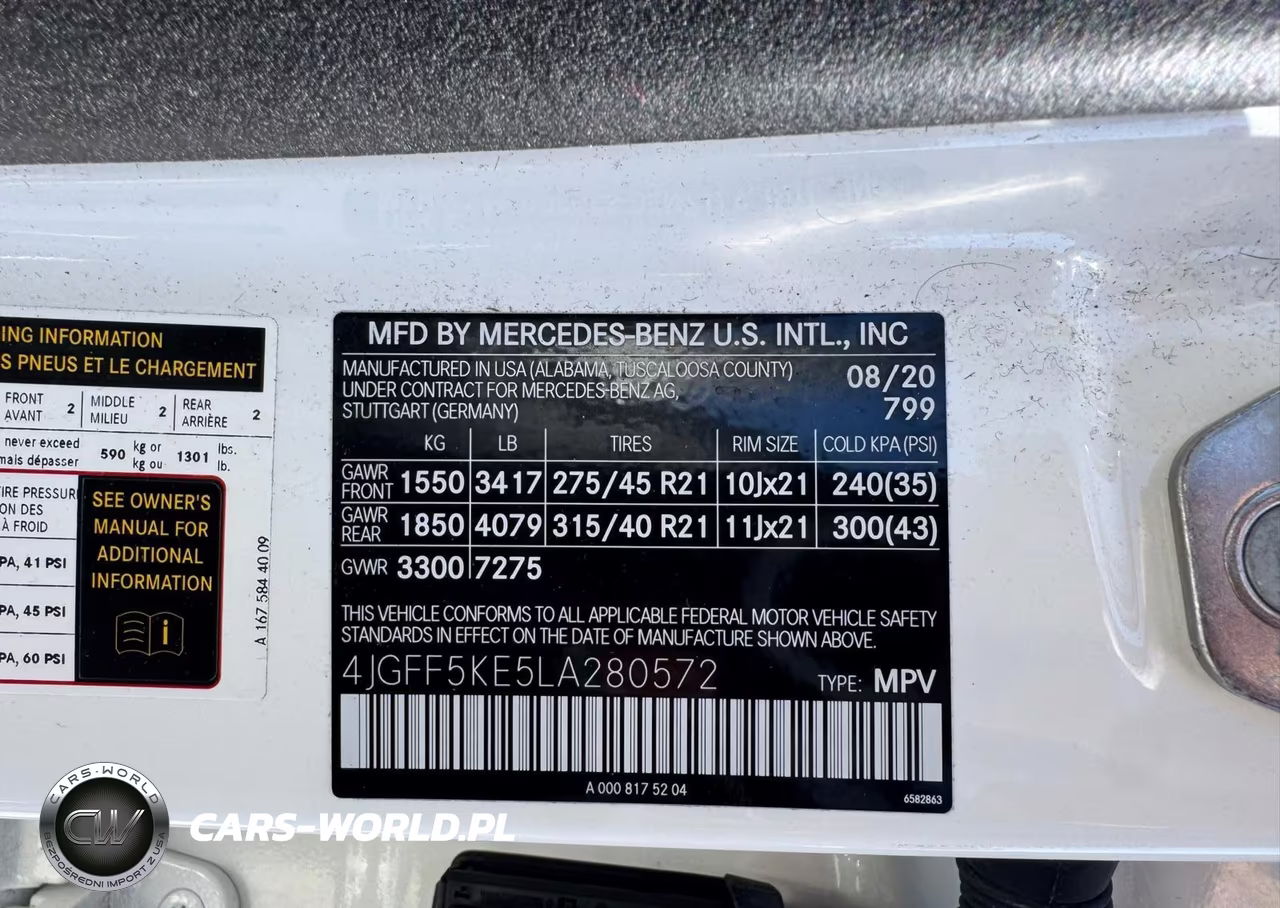2020 Mercedes-Benz Gls 450 4Matic VIN:4JGFF5KE5LA280572 - 9