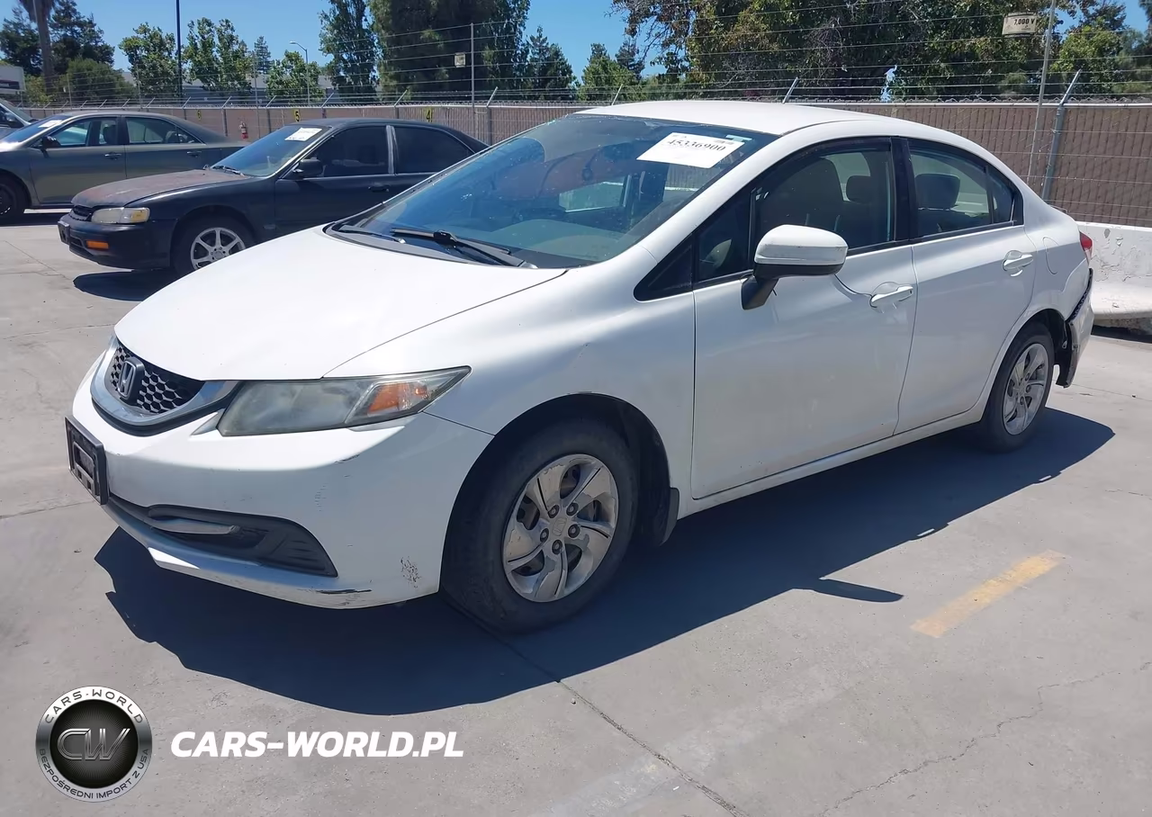 2014 Honda Civic Lx VIN:19XFB2F53EE221142 - 2