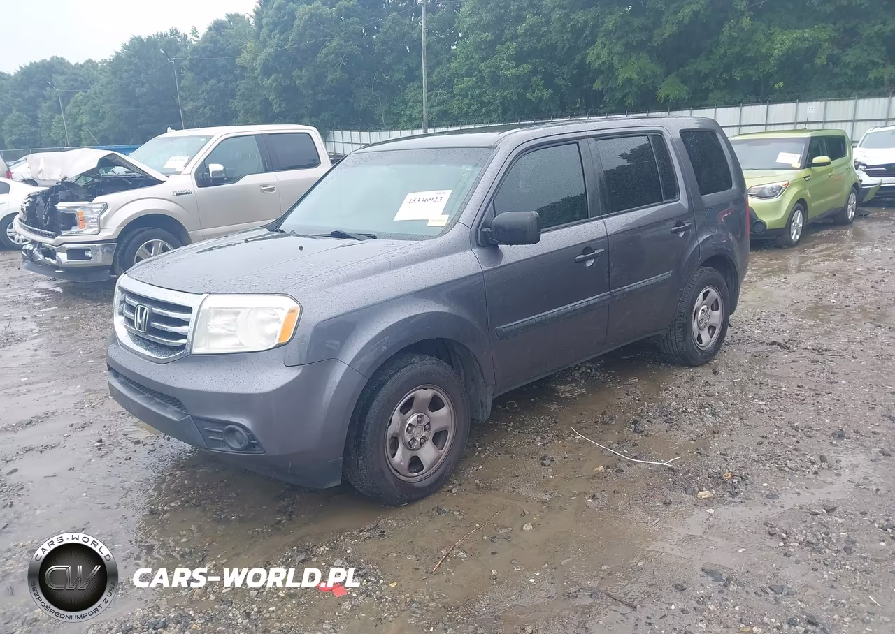 2015 Honda Pilot Lx VIN:5FNYF3H24FB023705 - 2