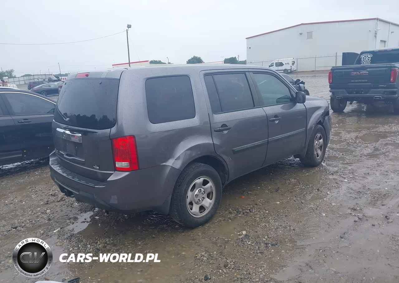 2015 Honda Pilot Lx VIN:5FNYF3H24FB023705 - 4