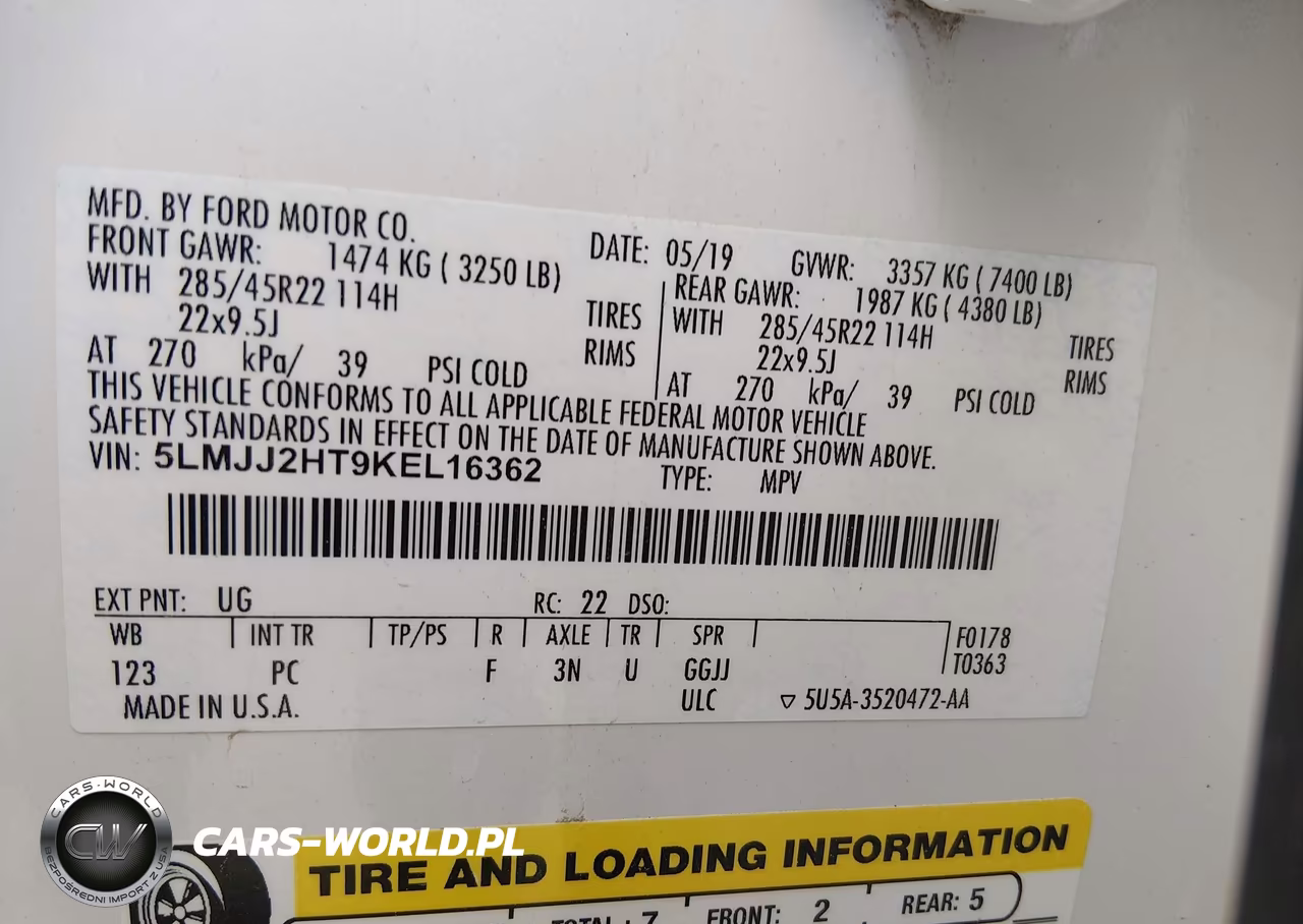 2019 Lincoln Navigator Select VIN:5LMJJ2HT9KEL16362 - 9