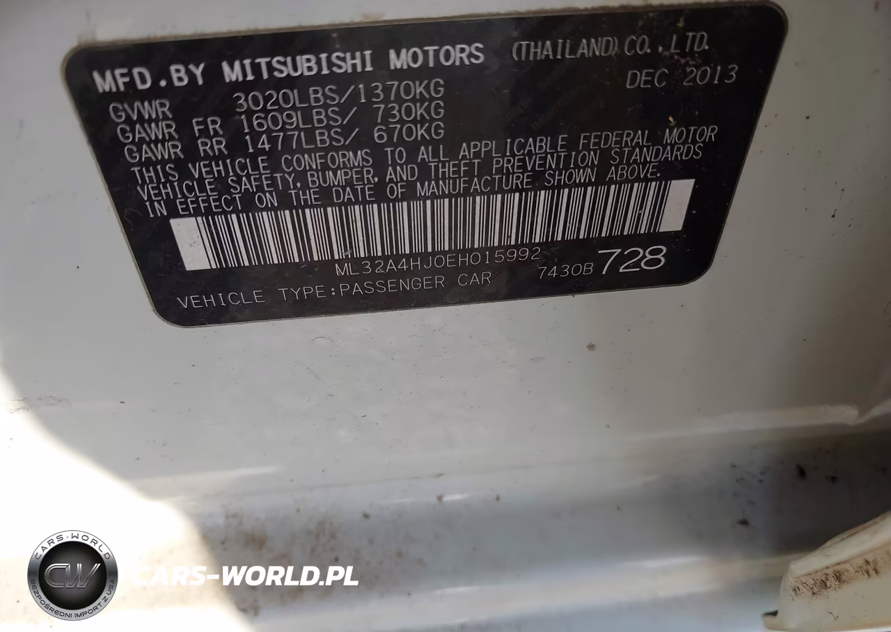 2014 Mitsubishi Mirage Es VIN:ML32A4HJ0EH015992 - 9