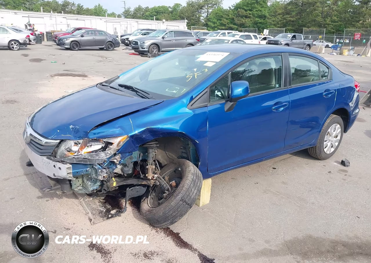 2012 Honda Civic Lx VIN:19XFB2F54CE341352 - 2