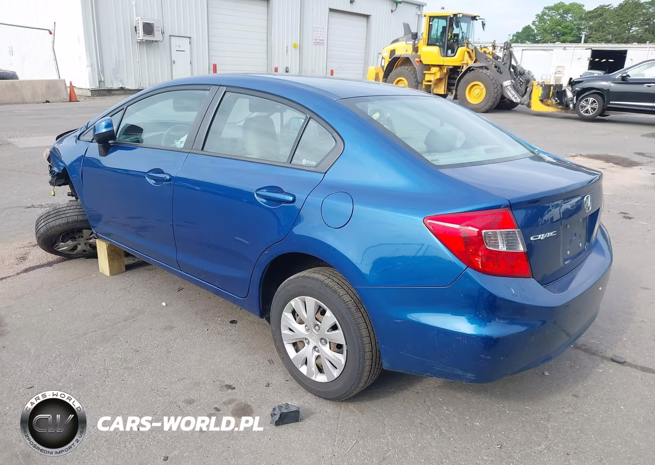 2012 Honda Civic Lx VIN:19XFB2F54CE341352 - 3