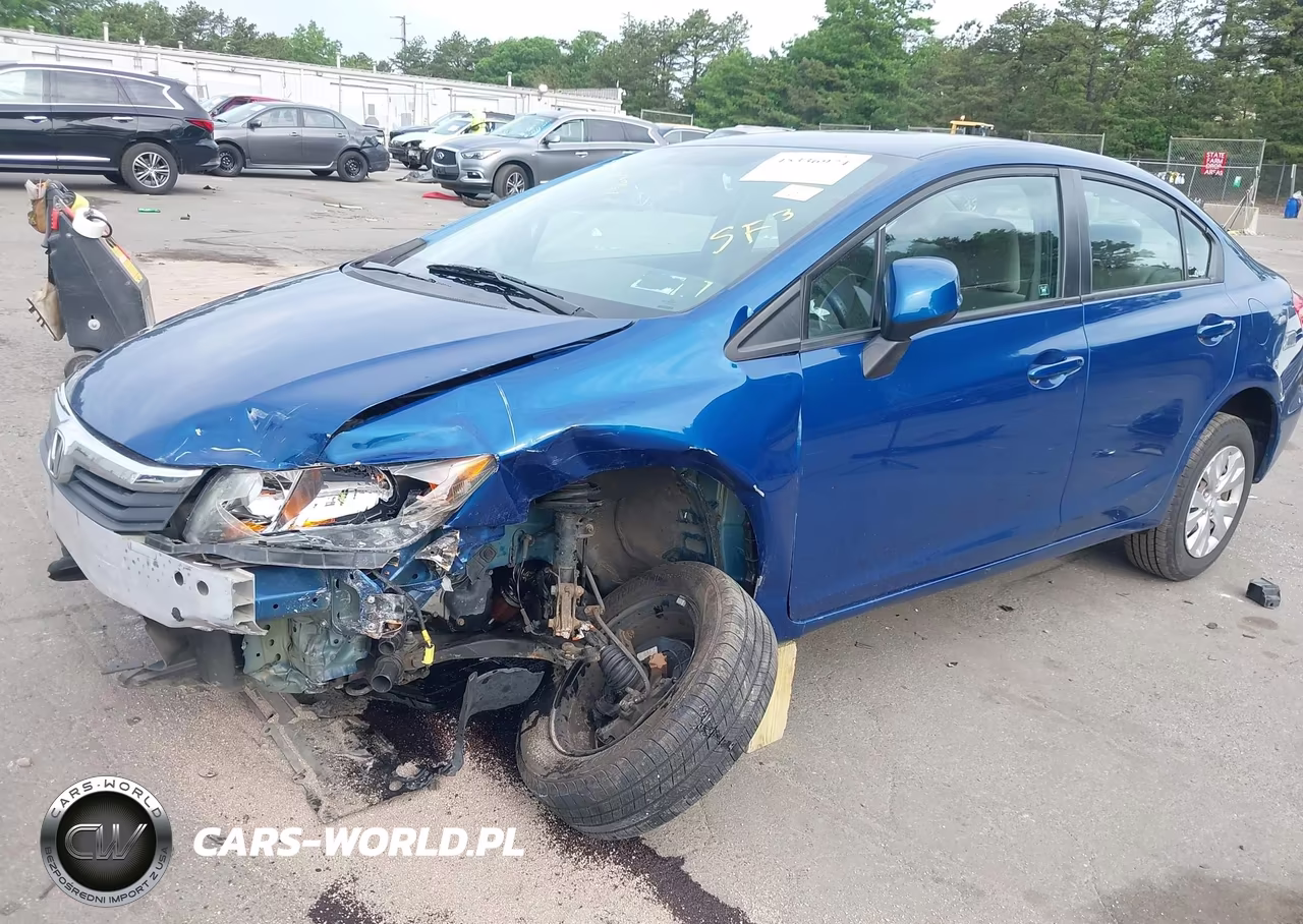 2012 Honda Civic Lx VIN:19XFB2F54CE341352 - 6