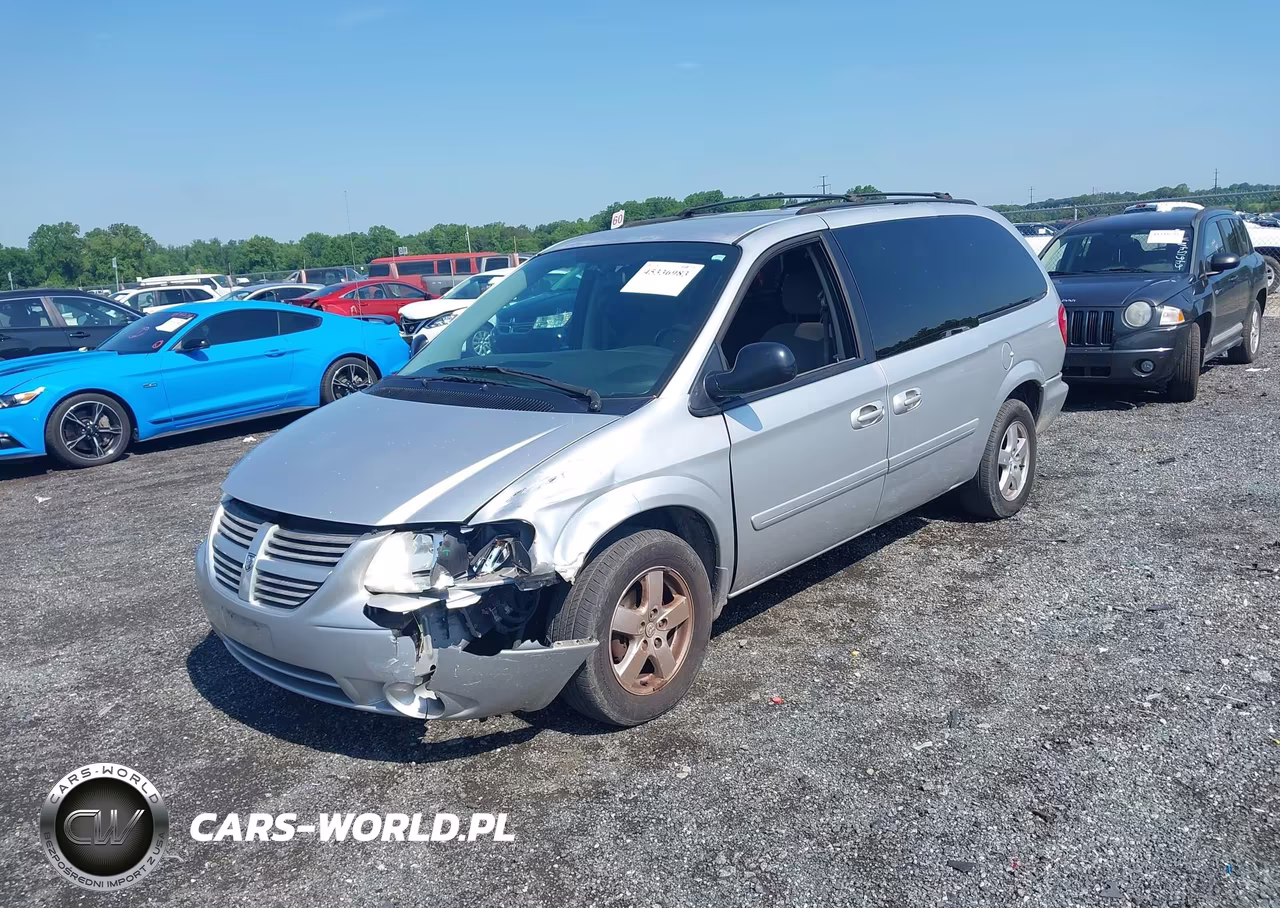 2007 Dodge Grand Caravan Sxt VIN:2D8GP44L07R180751 - 2