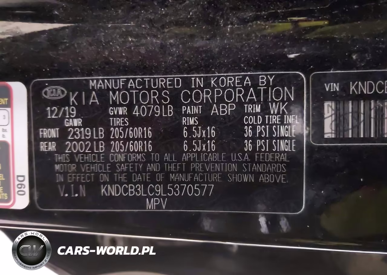 2020 Kia Niro Lx VIN:KNDCB3LC9L5370577 - 9