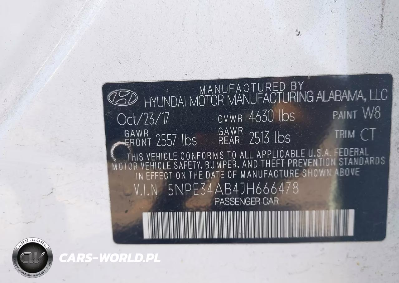 2018 Hyundai Sonata Sport 2.0T VIN:5NPE34AB4JH666478 - 9