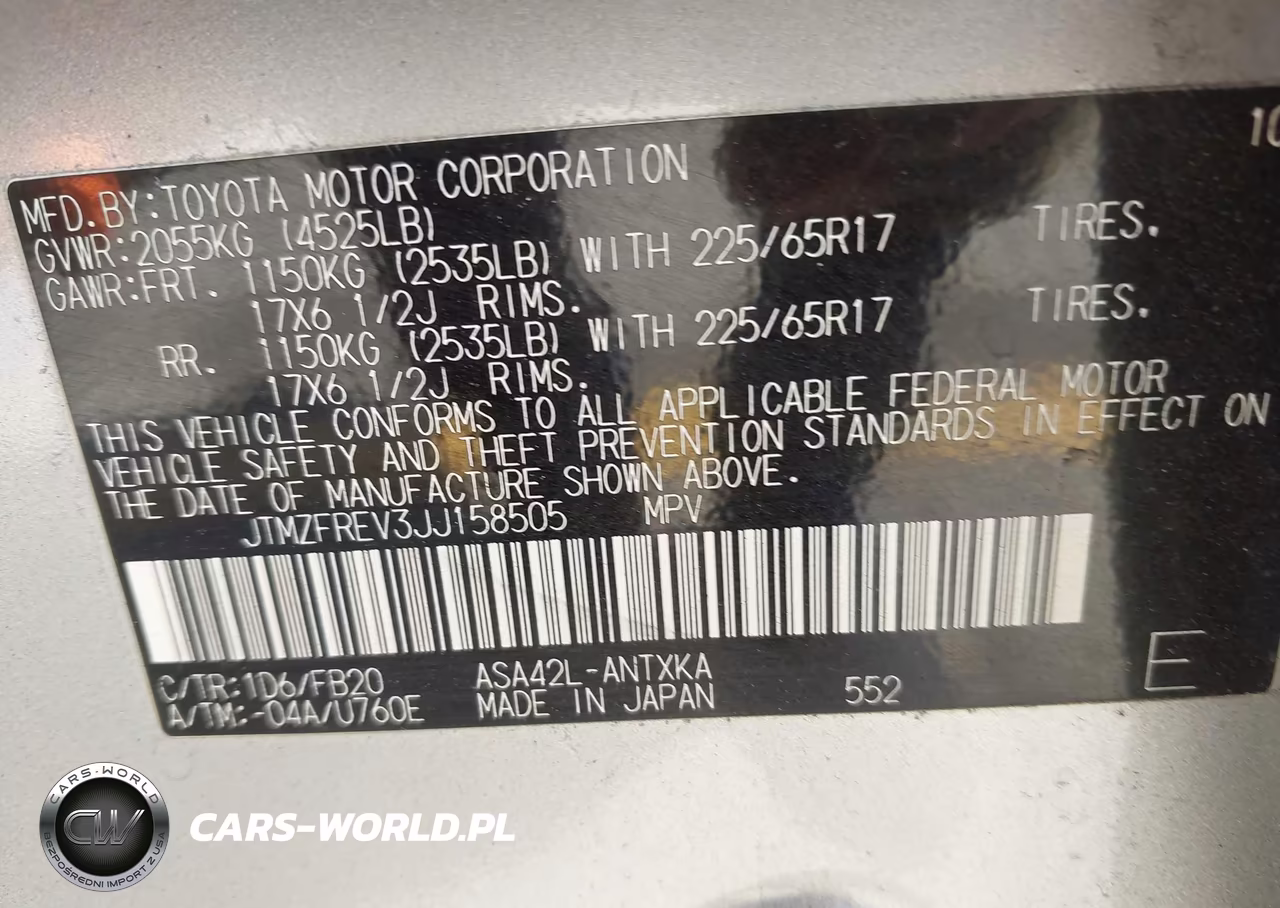 2018 Toyota Rav4 Le VIN:JTMZFREV3JJ158505 - 9