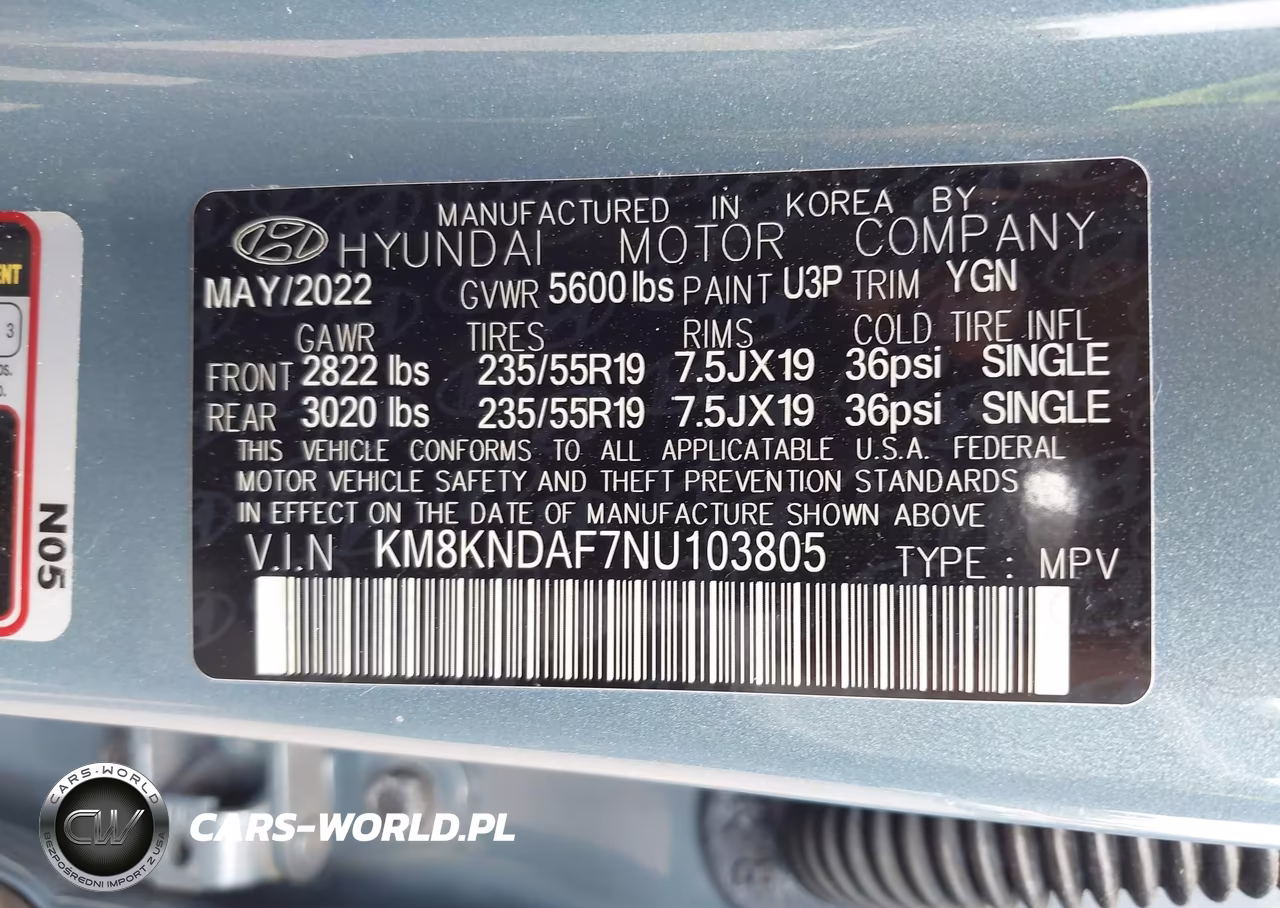 2022 Hyundai Ioniq 5 Sel VIN:KM8KNDAF7NU103805 - 9