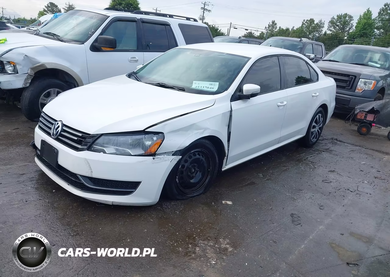 2013 Volkswagen Passat 2.5L S VIN:1VWAP7A34DC121519 - 2