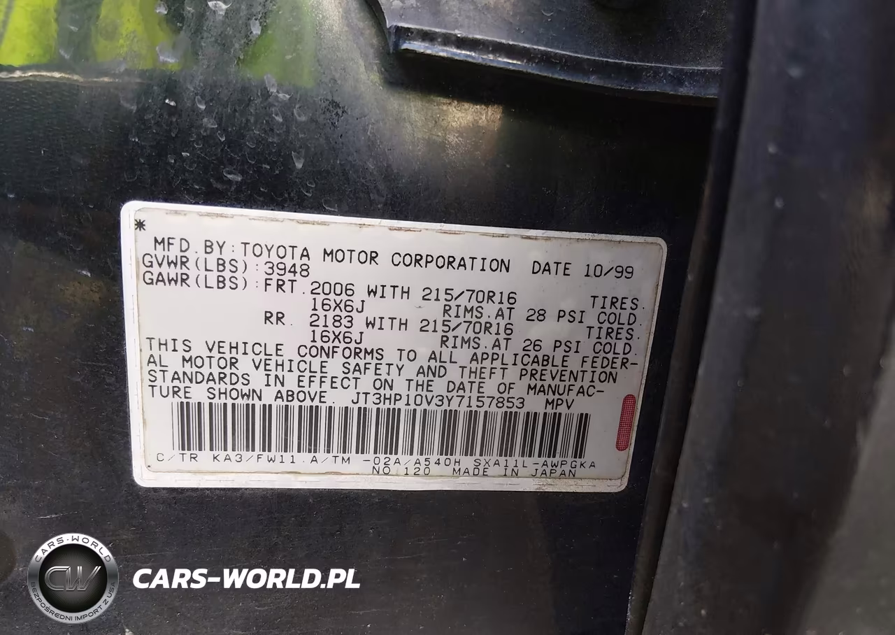 2000 Toyota Rav4 VIN:JT3HP10V3Y7157853 - 9