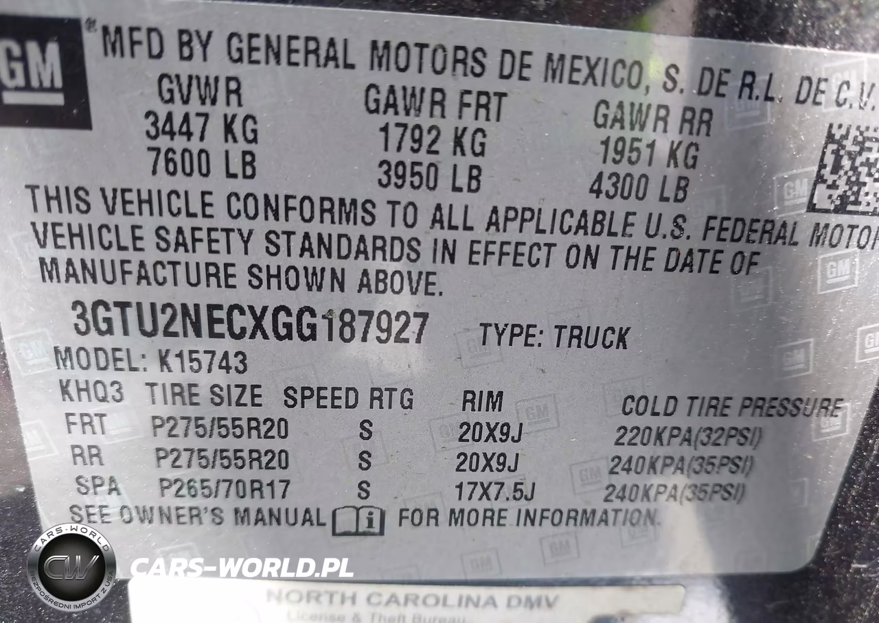 2016 GMC Sierra 1500 Slt VIN:3GTU2NECXGG187927 - 9