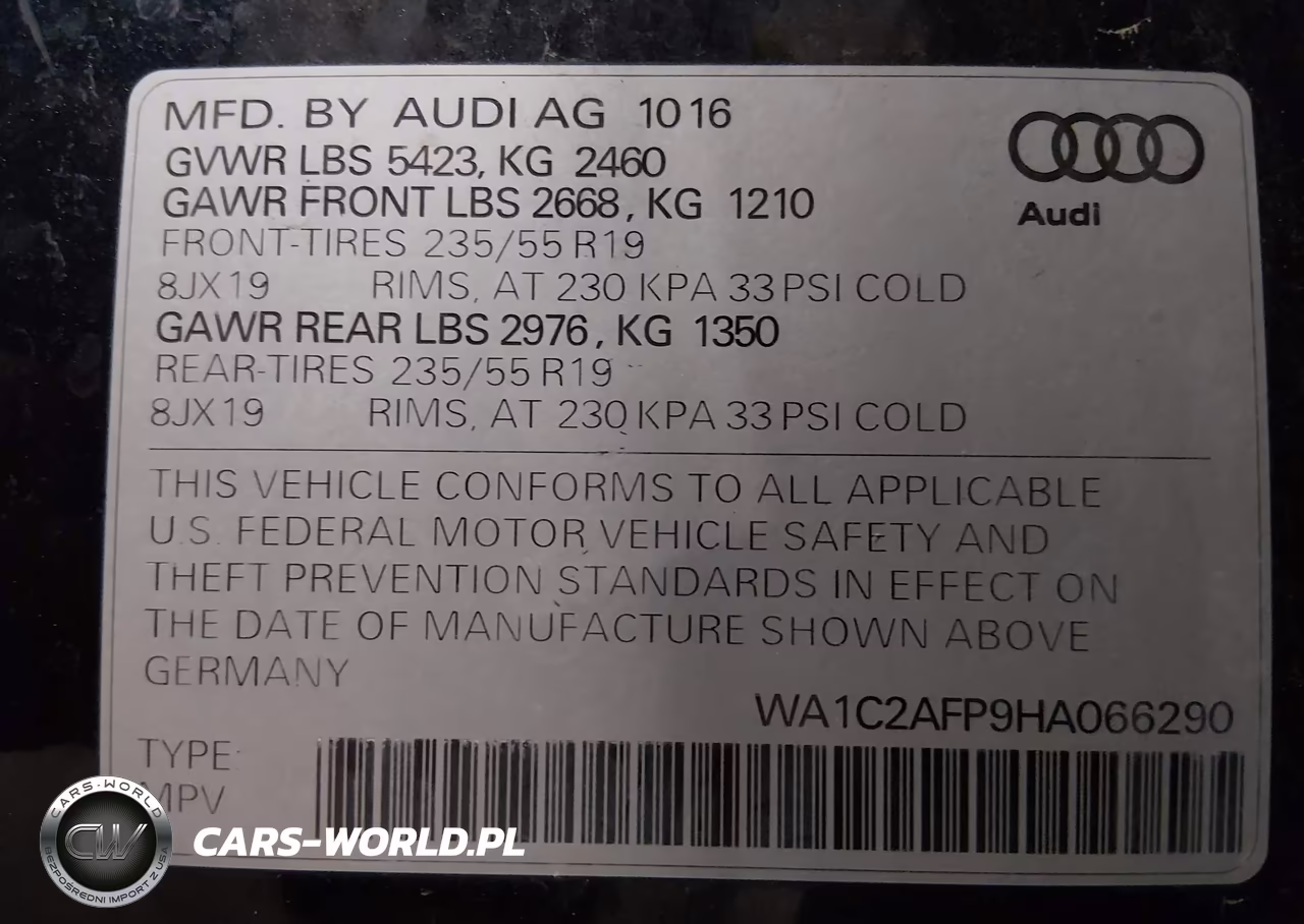2017 Audi Q5 2.0T Premium VIN:WA1C2AFP9HA066290 - 9