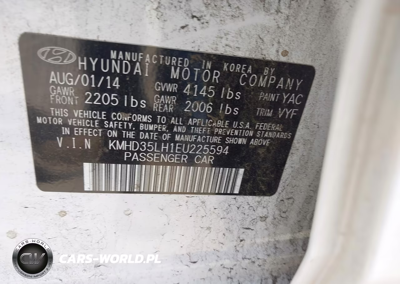 2014 Hyundai Elantra Gt VIN:KMHD35LH1EU225594 - 9