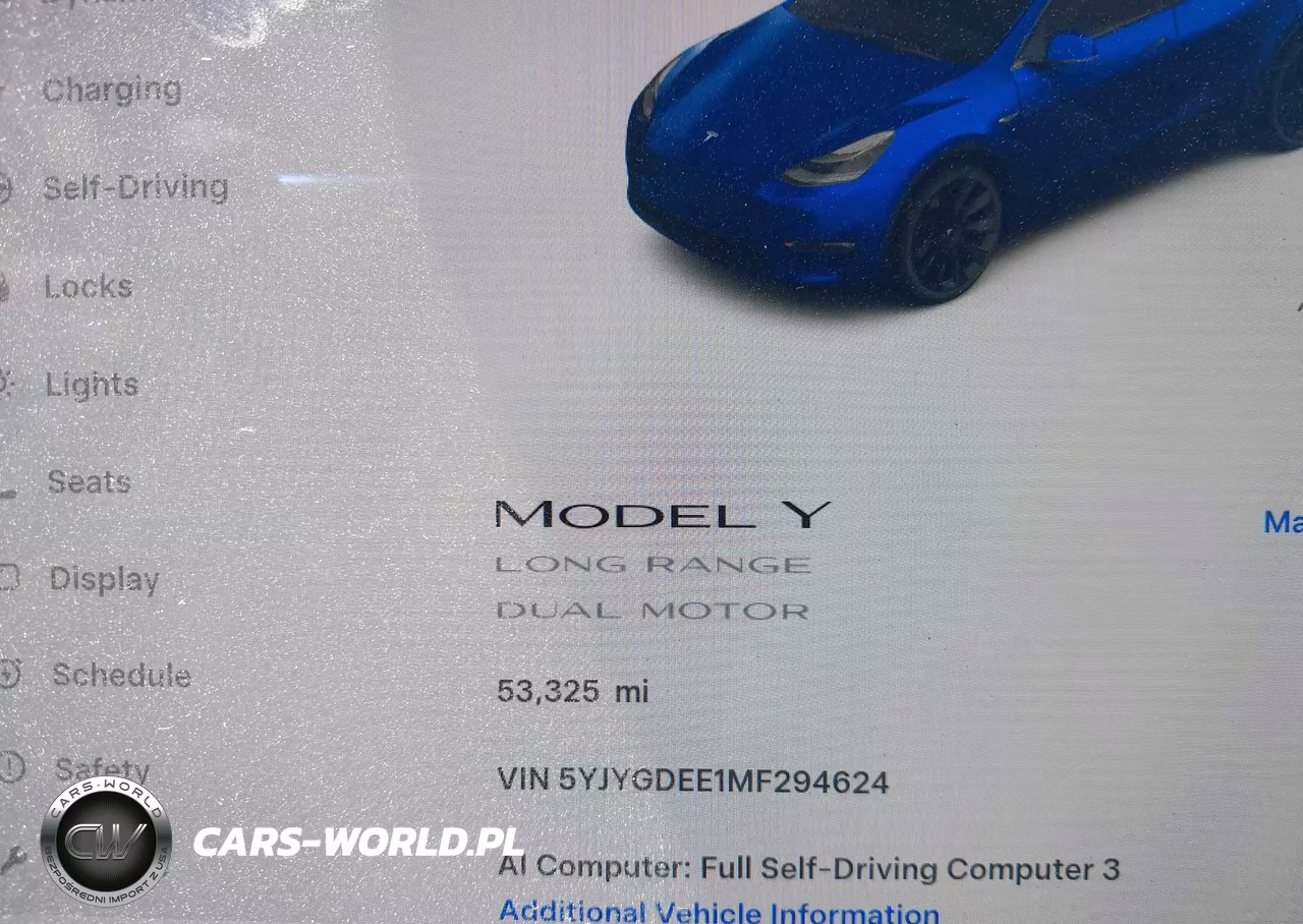 2021 Tesla Model Y Long Range Dual Motor All-Wheel Drive VIN:5YJYGDEE1MF294624 - 16