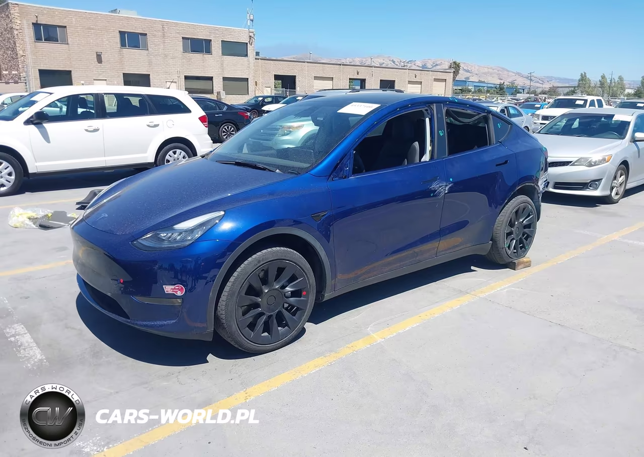 2021 Tesla Model Y Long Range Dual Motor All-Wheel Drive VIN:5YJYGDEE1MF294624 - 2