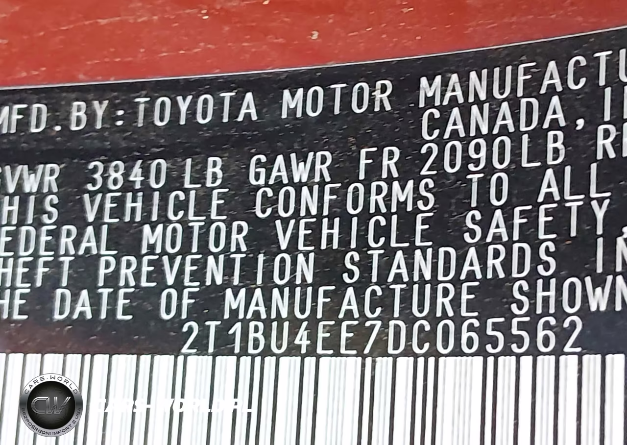 2013 Toyota Corolla S Special Edition VIN:2T1BU4EE7DC065562 - 9