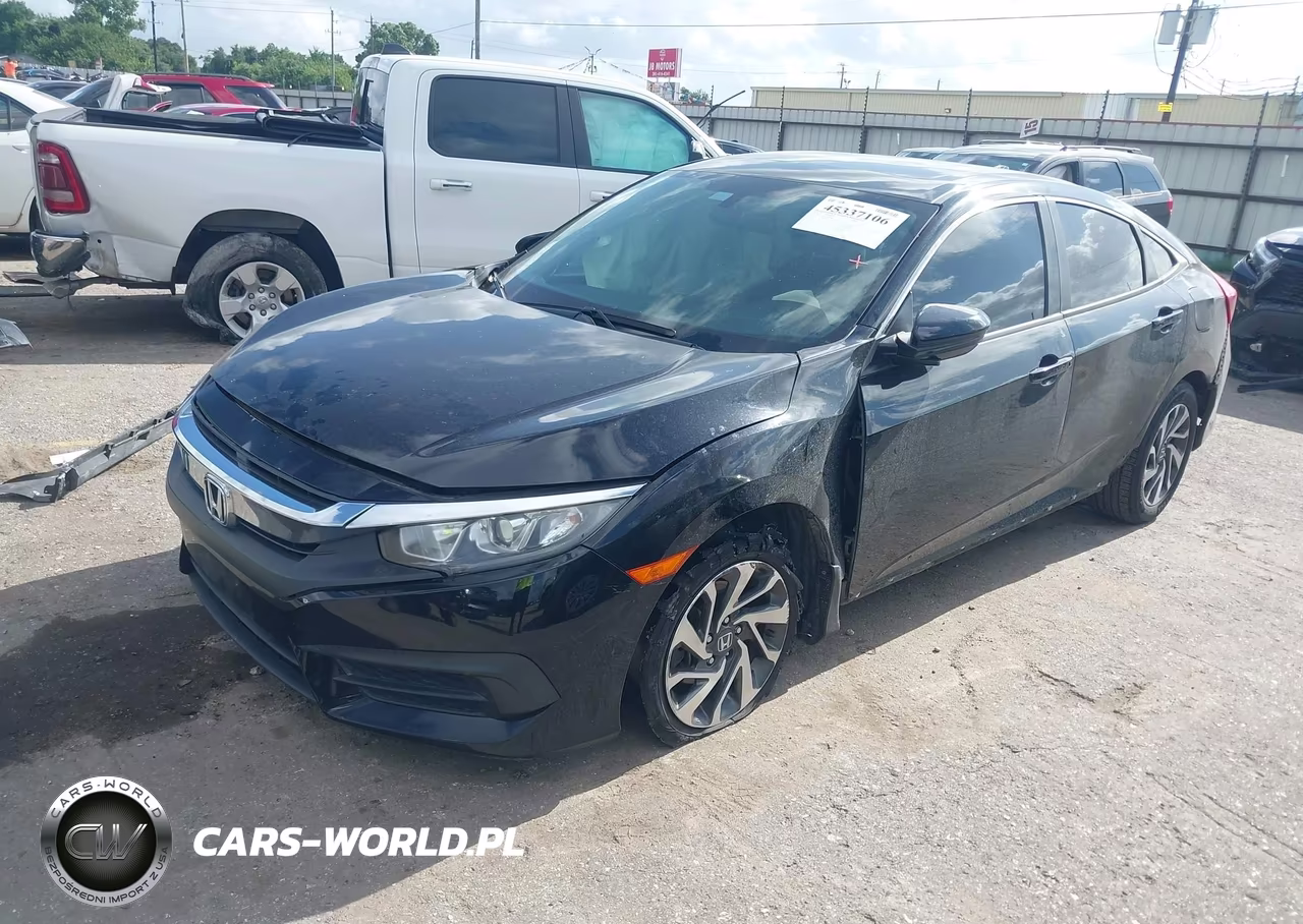 2018 Honda Civic Ex VIN:2HGFC2F7XJH562682 - 2