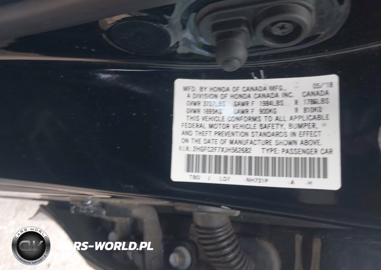 2018 Honda Civic Ex VIN:2HGFC2F7XJH562682 - 9