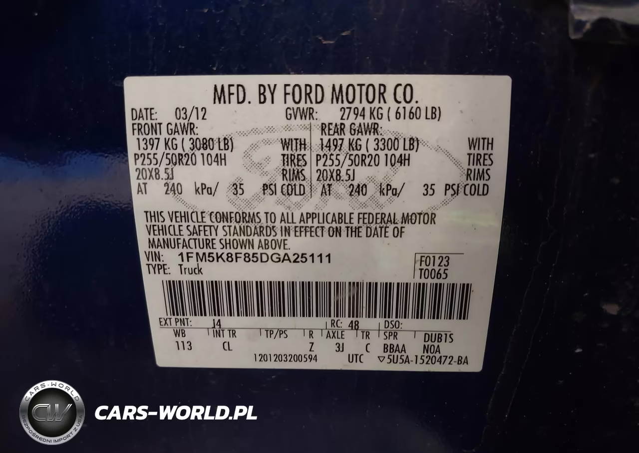 2013 Ford Explorer Limited VIN:1FM5K8F85DGA25111 - 9