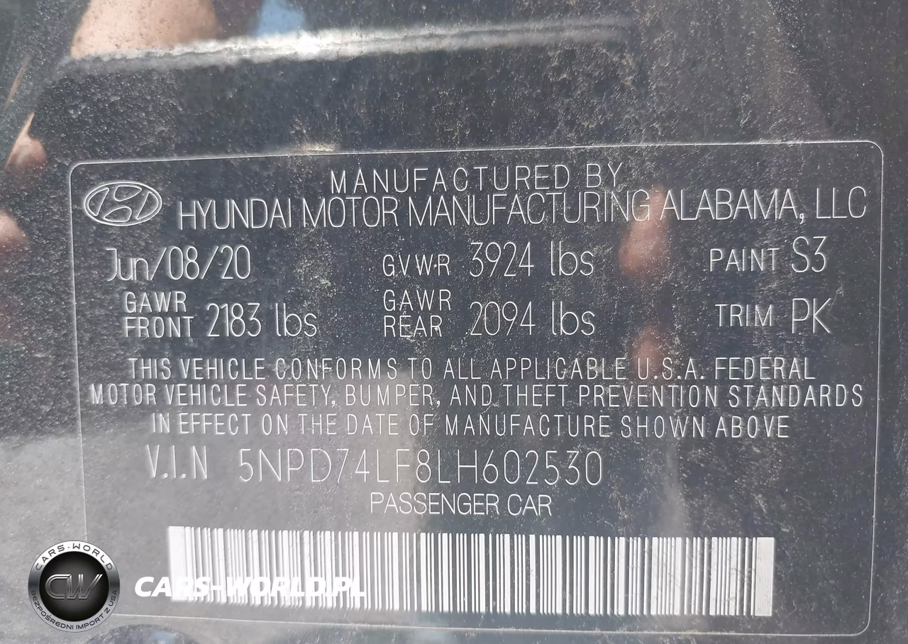 2020 Hyundai Elantra Se VIN:5NPD74LF8LH602530 - 9