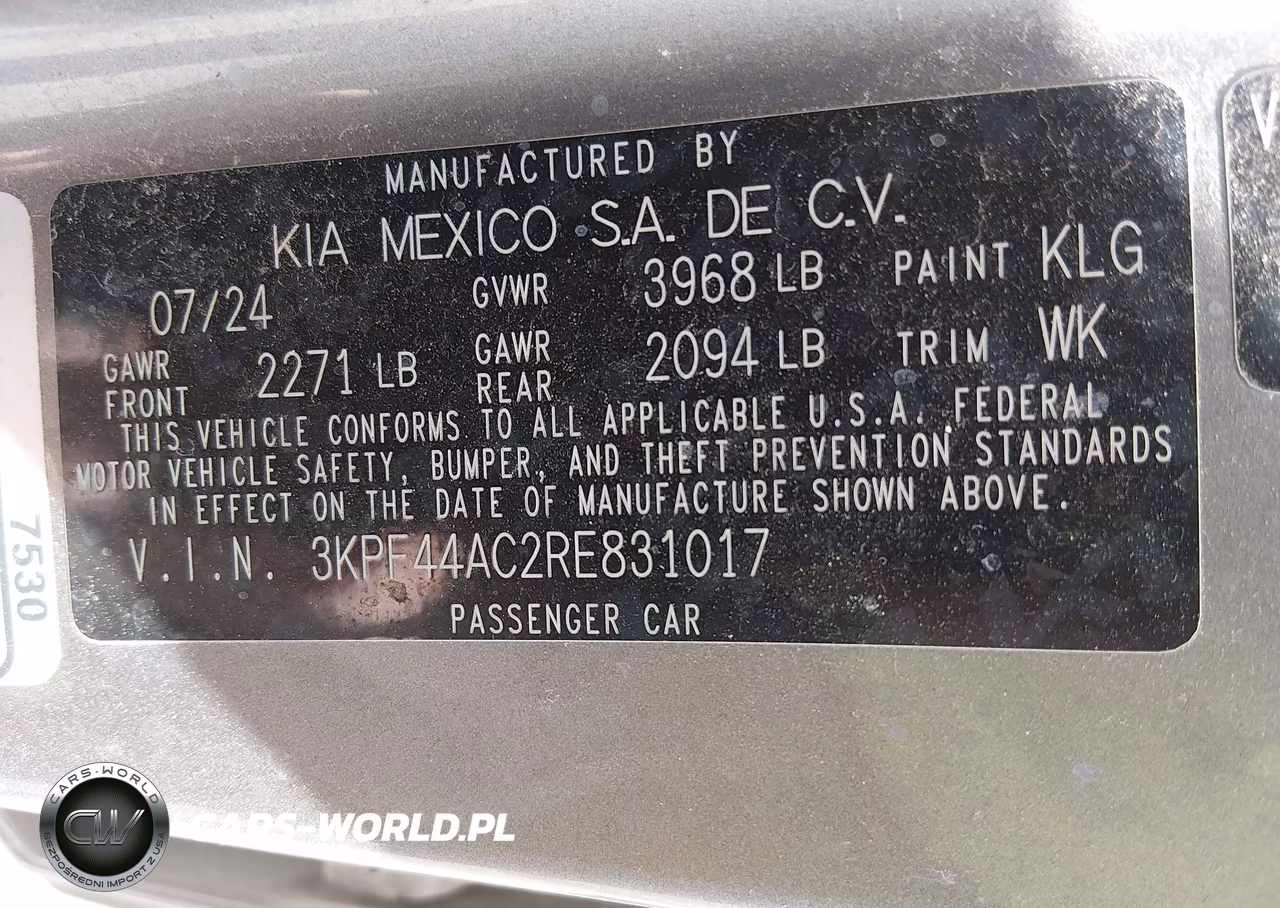 2024 Kia Forte Gt VIN:3KPF44AC2RE831017 - 9