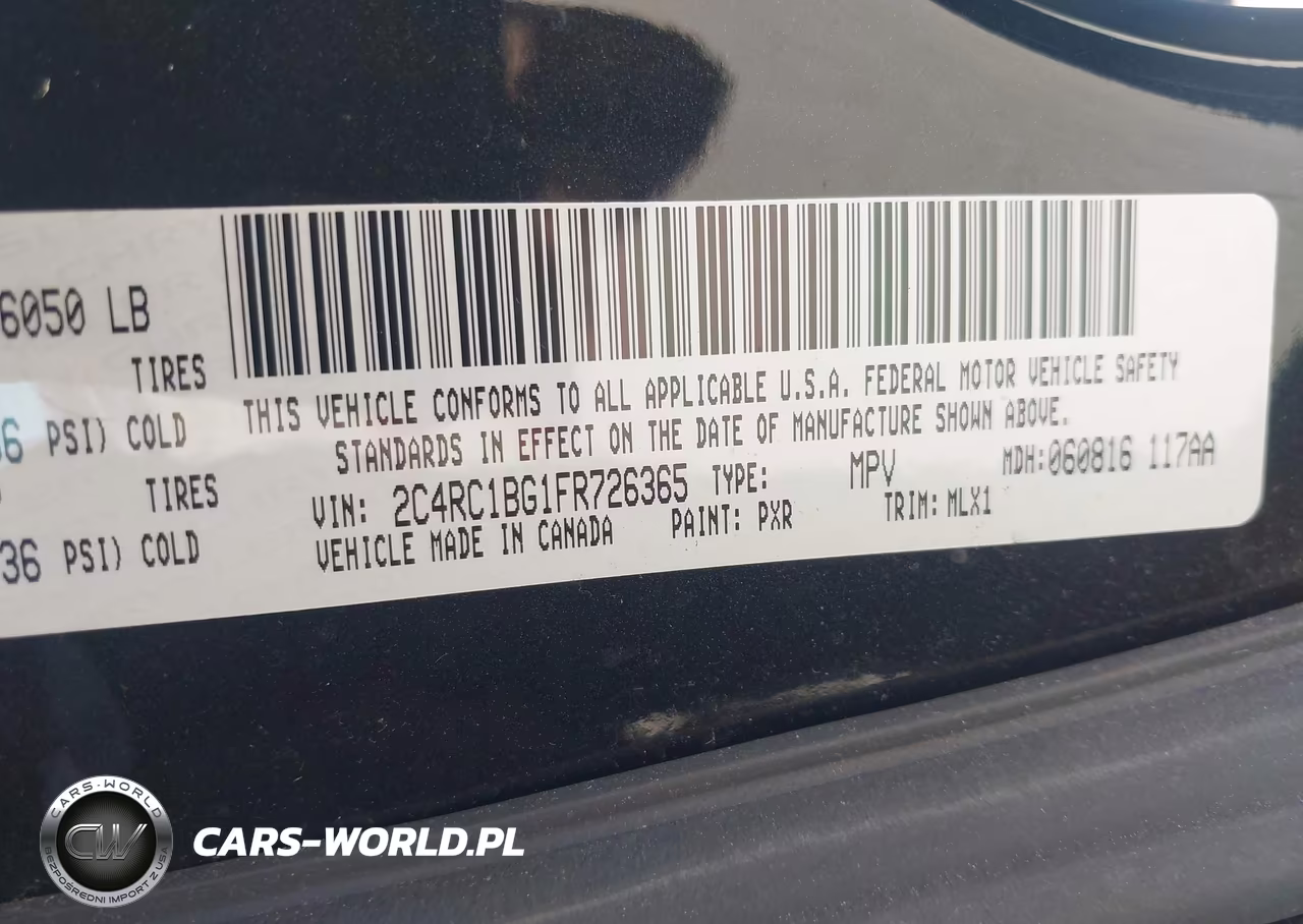 2015 Chrysler Town & Country Touring VIN:2C4RC1BG1FR726365 - 9