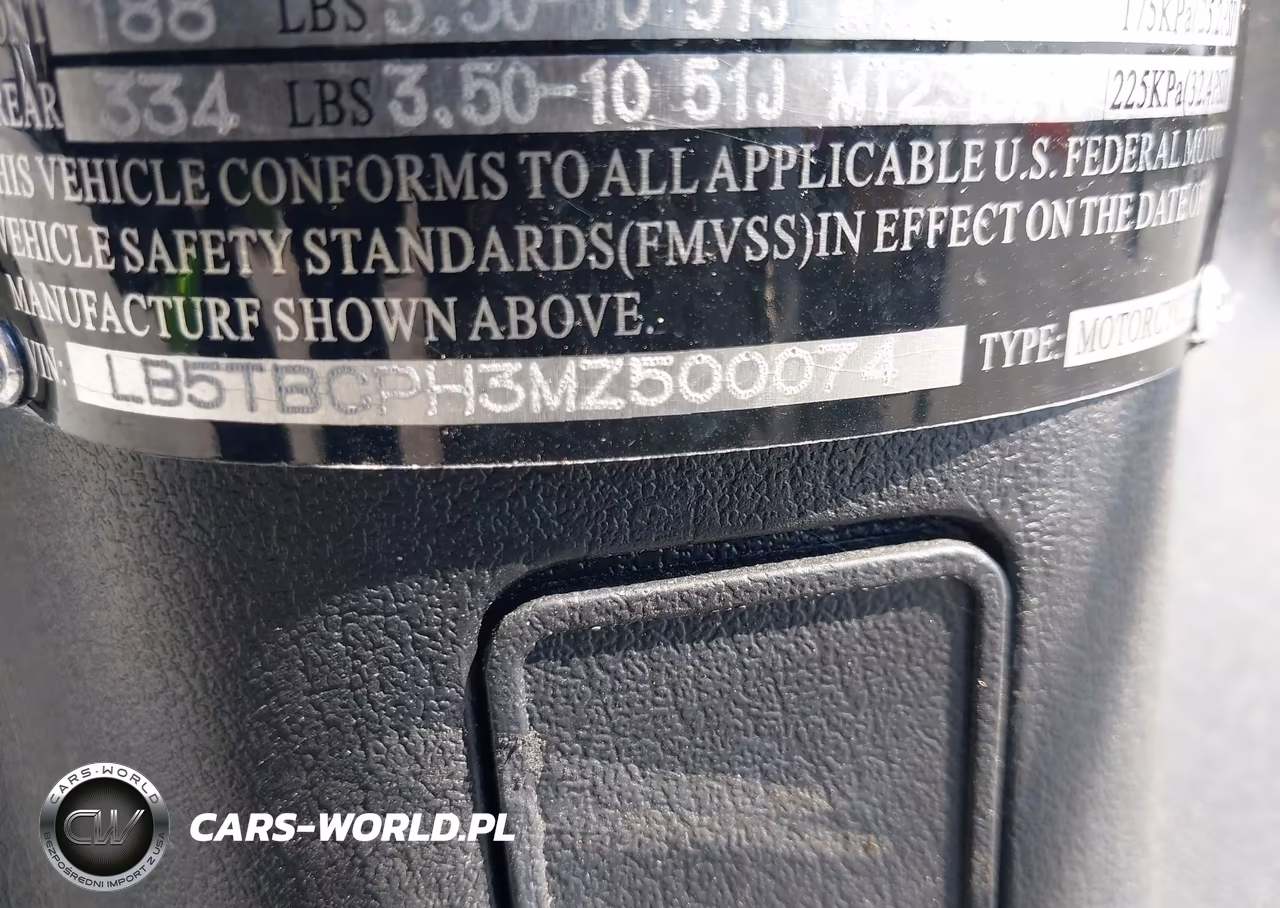 2021 Foshan Fosti M Ft50Qt-H VIN:LB5TBCPH3MZ500074 - 10