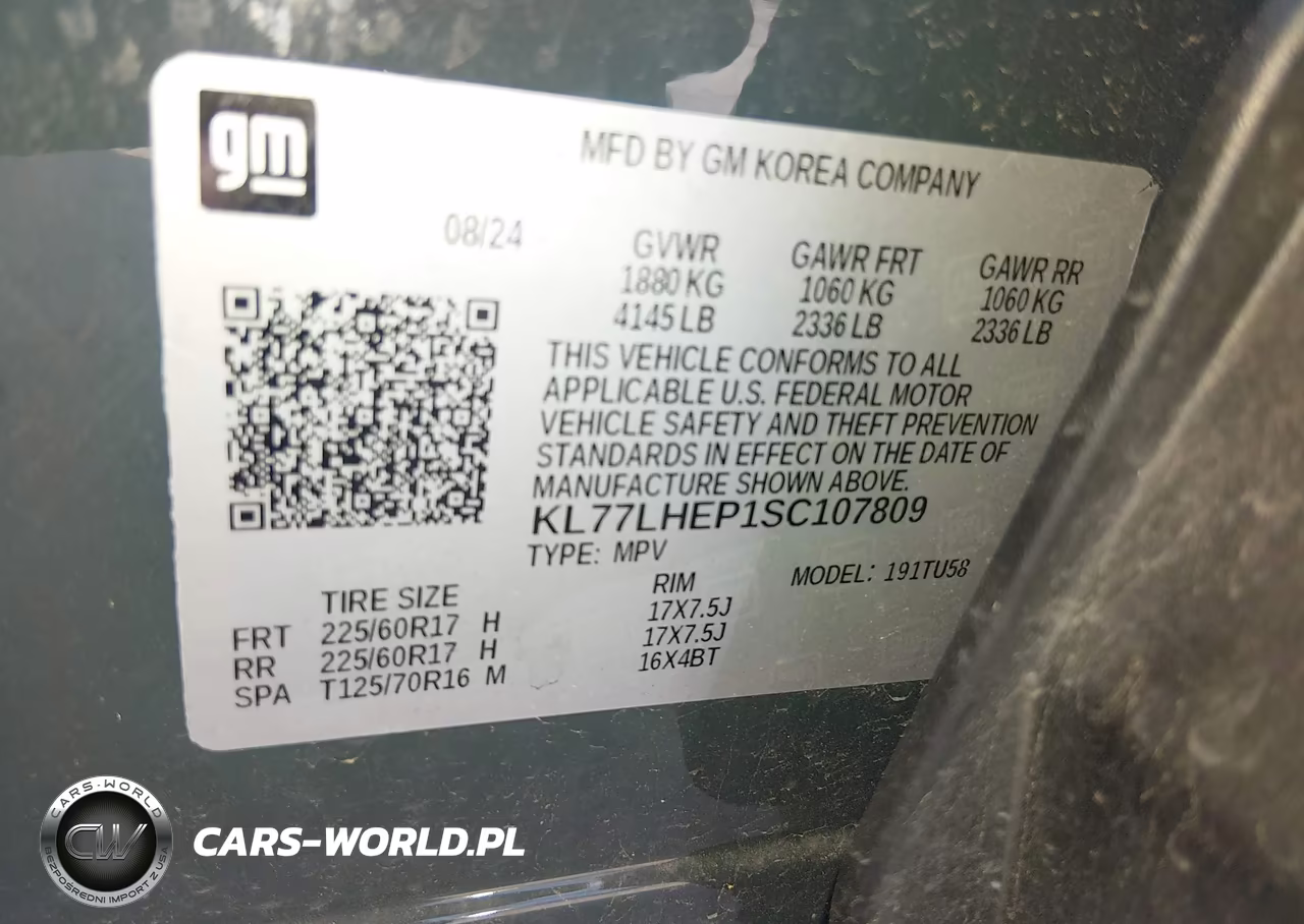 2025 Chevrolet Trax Fwd Lt VIN:KL77LHEP1SC107809 - 9