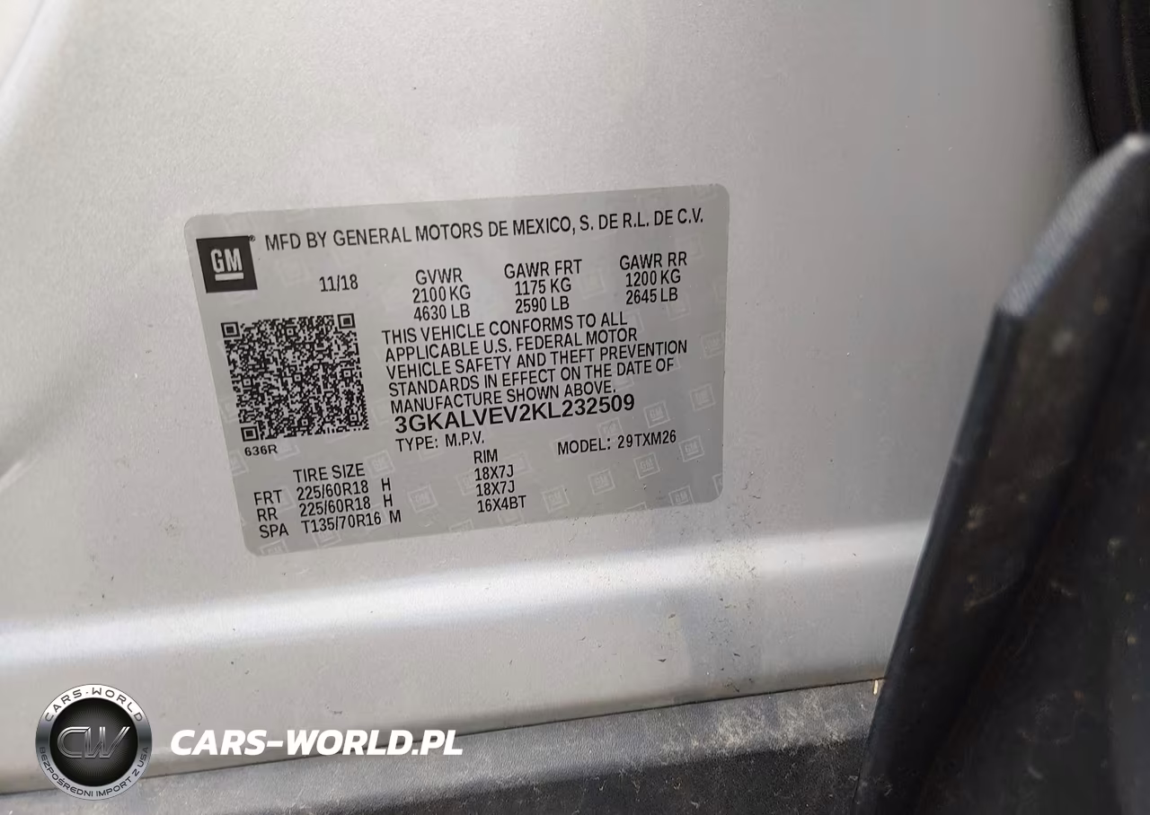 2019 GMC Terrain Slt VIN:3GKALVEV2KL232509 - 9