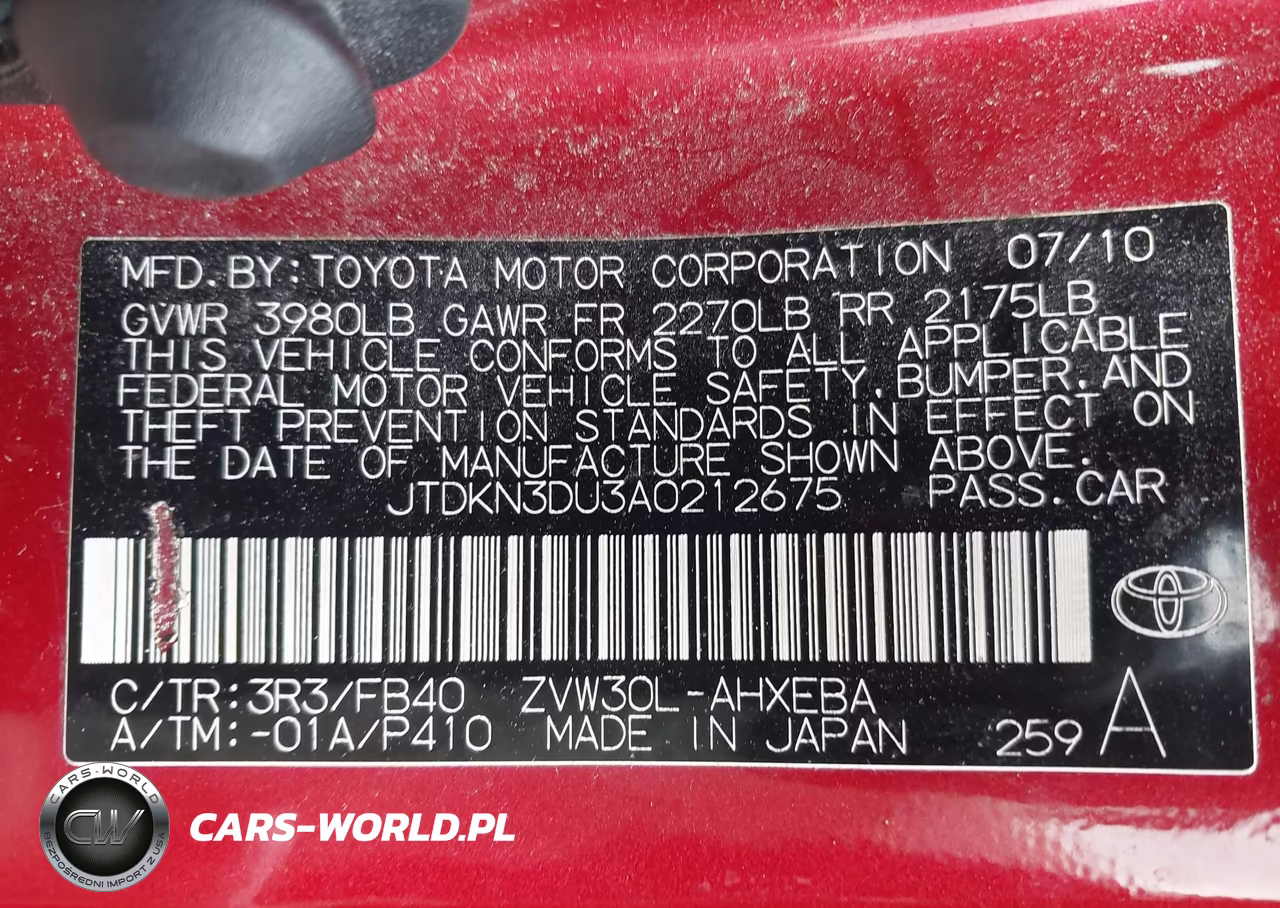 2010 Toyota Prius Iii VIN:JTDKN3DU3A0212675 - 9
