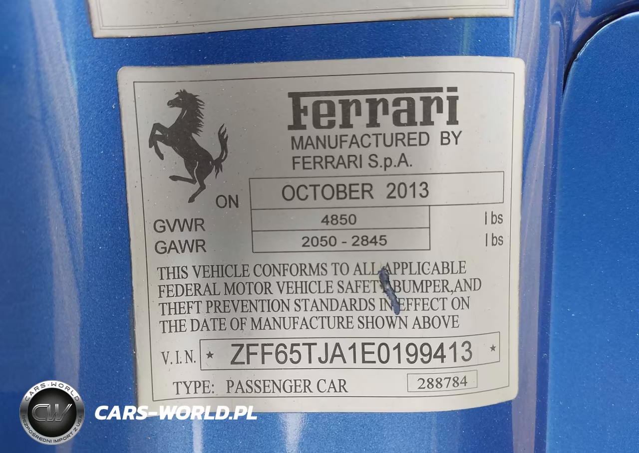 2014 Ferrari California VIN:ZFF65TJA1E0199413 - 9