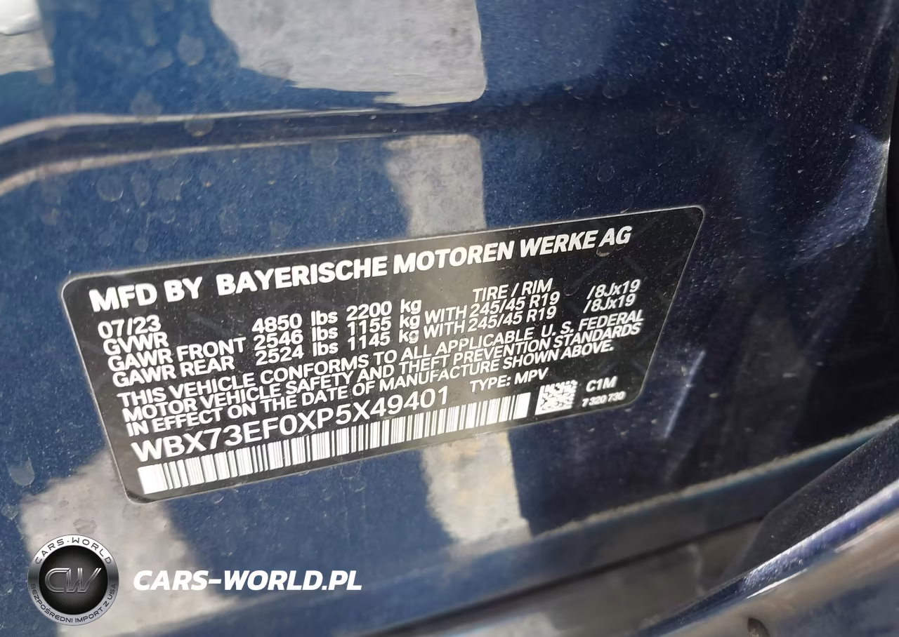 2023 BMW X1 xDrive28I VIN:WBX73EF0XP5X49401 - 9