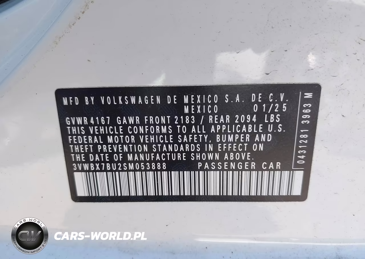2025 Volkswagen Jetta 1.5T Sport VIN:3VWBX7BU2SM053888 - 9