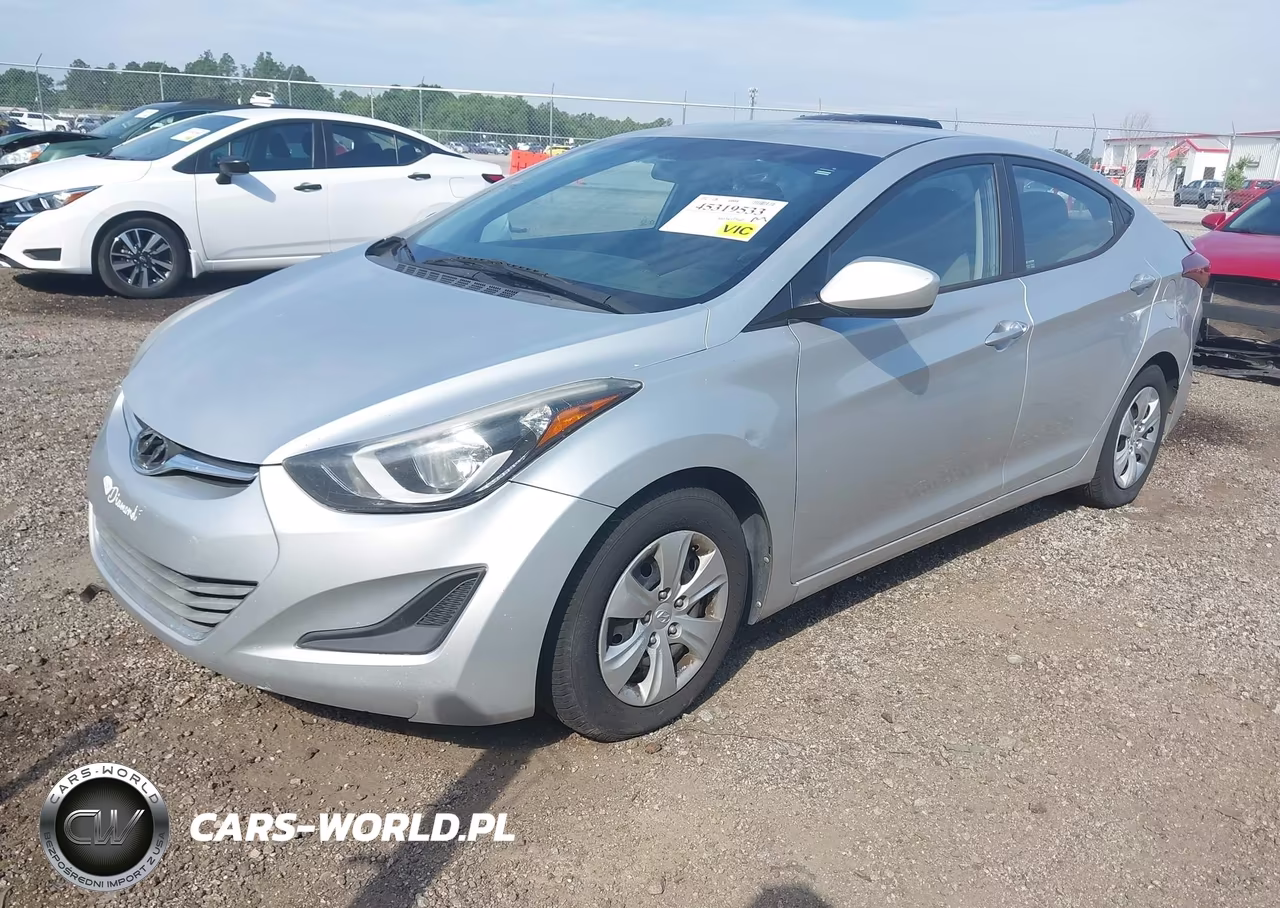 2016 Hyundai Elantra Se VIN:5NPDH4AE2GH718867 - 2