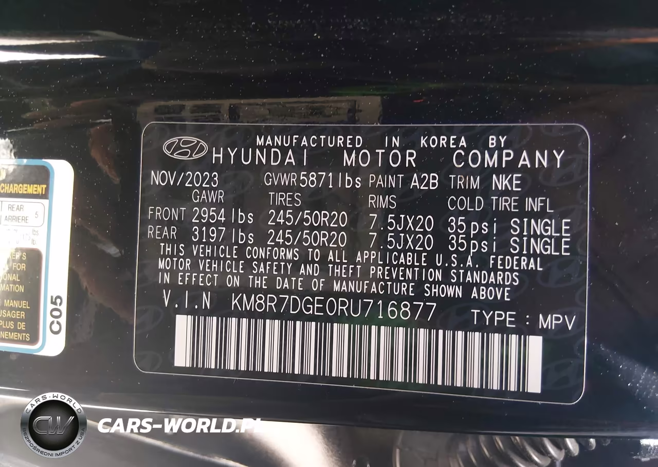 2024 Hyundai Palisade Calligraphy Night Edition VIN:KM8R7DGE0RU716877 - 9