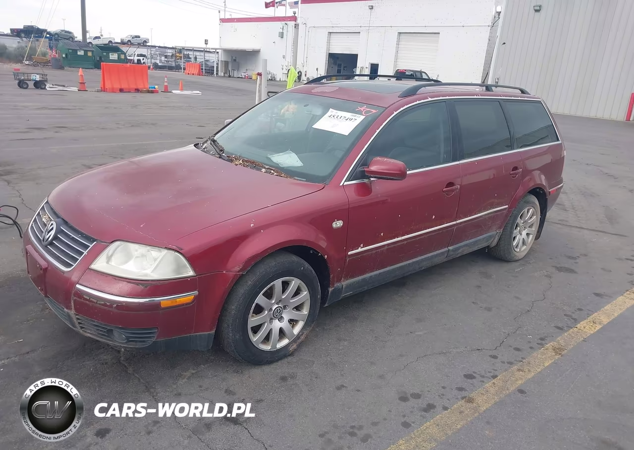2003 Volkswagen Passat Gls V6 VIN:WVWVH63BX3E329018 - 2