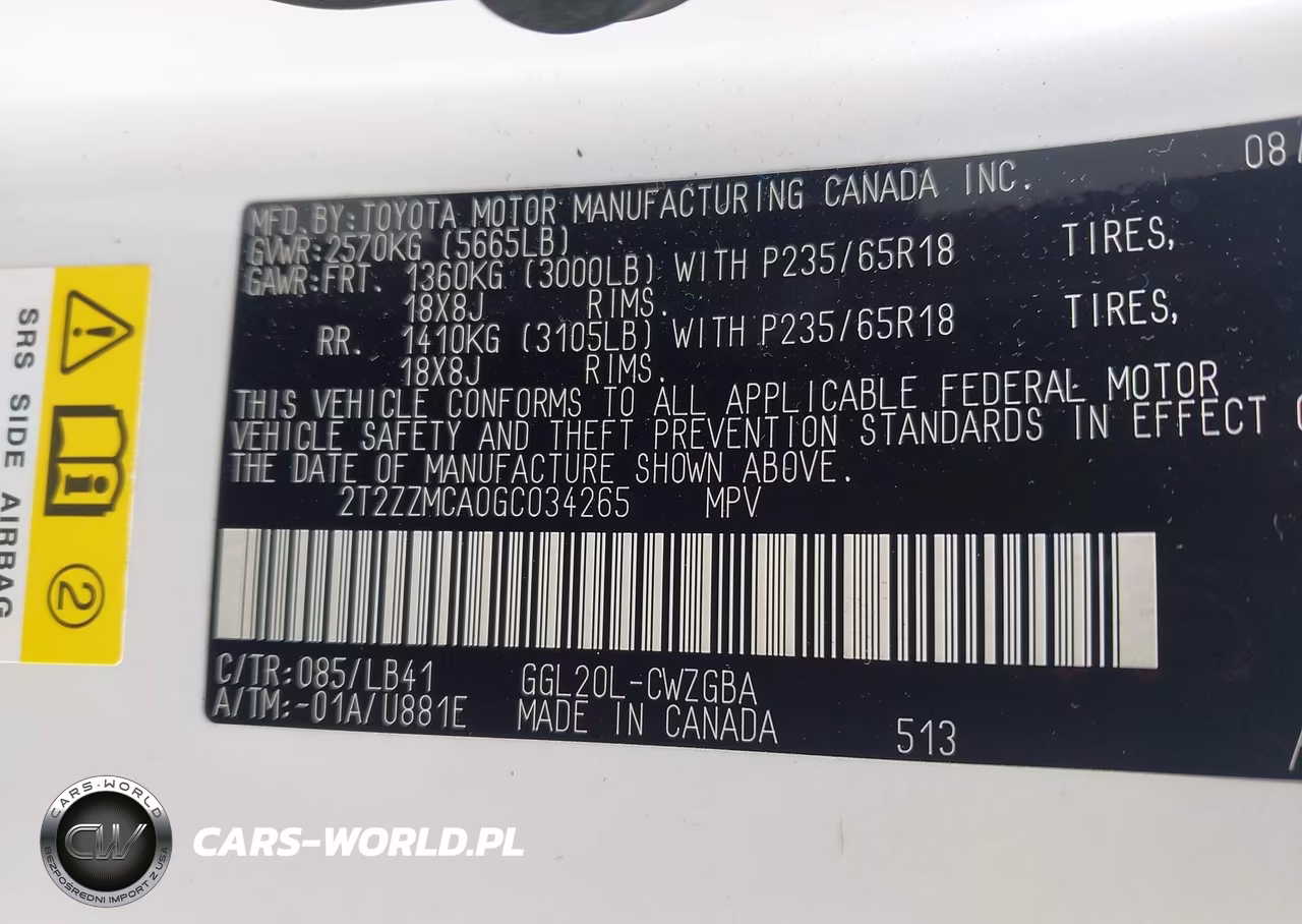2016 Lexus Rx 350 VIN:2T2ZZMCA0GC034265 - 9